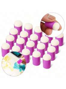 Finger Sponge Daubers Drawing Project Finger Painting Sponge Set For Card Making, Painting, Stamping, Ink - Multicolor - View 13