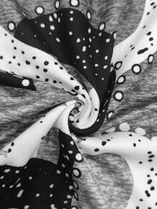 EMERY ROSE 女士休闲渐变爱心印花蝙蝠袖V领T恤，夏季 - 彩色 - 查看 3