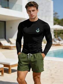 Manfinity VDAYZ Summer Men's Vacation Beach Swimwear Surfing Outfit