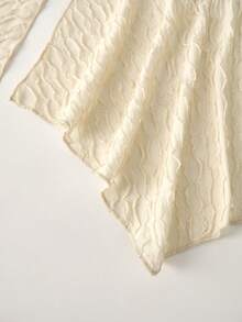 Chiquease 女士夏季度假新款杏色纹理面料海星金属装饰性感露背吊带背心 - 杏色 - 查看 6