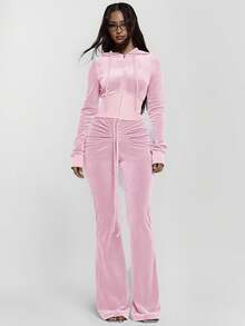 SHEIN X YERIMUA MUSERA 女士上衣 - 淺粉色 - 查看 3