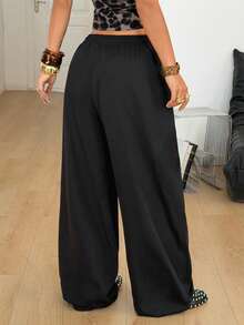 Coolane 女士秋季街头风基本款日常穿搭外出机场装扮休闲灰色低腰宽松香蕉裤