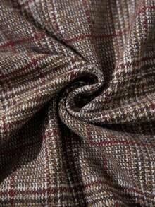 Rusticease Áo vest nữ cỡ lớn thời trang thường ngày in họa tiết kẻ caro - Nhiều màu - Xem 4