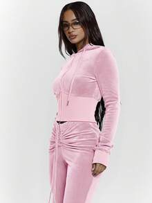 SHEIN X YERIMUA MUSERA 女士上衣 - 淺粉色 - 查看 4