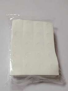 1000个气球胶点，双面胶气球贴纸，适用于婚礼装饰和道具，透明双面胶，易撕，不留残胶，每张1000个胶点 - 白色 - 查看 6