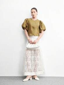 CUCCOO BIZCHIC Women's Classic Low Heel Slip-On Pumps, Black For Christmas - Beige - View 6