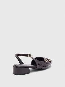 CUCCOO BIZCHIC New Design Pointed Toe Minimalist Commuting Stylish Flats Valentine's Day - Dark brown - View 9