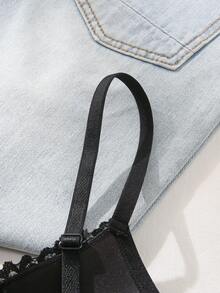 DesireSculpt Women's Romantic Sexy Lace Underwire Push-Up Bra - Multicolor - View 5