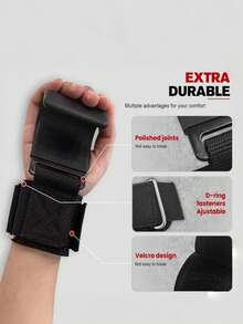 Pull Up Assist Straps Weight Lifting Hooks Home Gym Equipment Wrist Support Heavy Duty Nylon Grip Enhancer Strength Training Resistance Bands - Multicolor - View 4