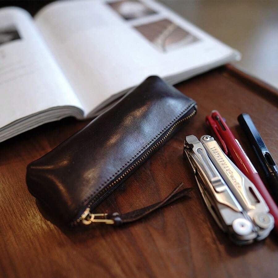 Retro Style Minimalist Large Capacity Pencil Case For Girls New Ins Style Makeup Brush Storage Bag - Multicolor - View 1