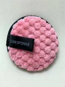 1/3/6PCS Round Soft Easy-To-Use Facial Cleansing And Makeup Remover Pads For Travel Daily Beauty Care - Pink - View 9