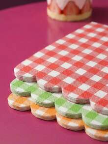 Joivida 1PC Disposable Birthday Party Square Tissue Shaped Napkin