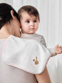 Cozy Pixies 4 Packs Of Baby Embroidered Flowers, Thickened And Highly Absorbent Burp Towels, Easy To Clean And Skin-Friendly, Made Of Towel Material - Multicolor - View 2