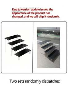 黑色展示架，多功能展示架，可用于摆放化妆品/香水瓶/手工制品/眼镜等，适用于客厅/卧室展示。返校季必备 - 彩色 - 查看 12