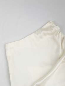 GlowEve 女士不对称荷叶边开衩时尚优雅半身裙