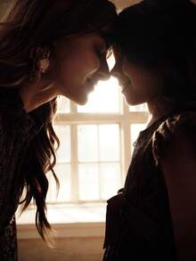 SHEIN 3D立体花朵A字蝴蝶结可爱女童（幼儿）连衣裙，亲子装 - 咖啡 - 查看 12