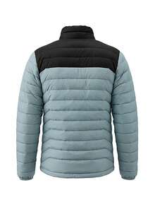 Men's Quilted Jacket Blue - Baby Blue - View 2
