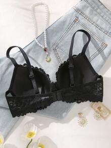 DesireSculpt Women's Romantic Sexy Lace Underwire Push-Up Bra - Multicolor - View 2