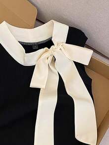 GlowEve Elegant Two Pieces Knitted Summer Set For Women - Multicolor - View 3