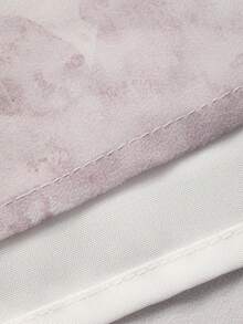 FRIFUL 女士优雅通勤印花荷叶边连衣裙