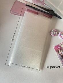 闪亮果冻照片展示相册，多口袋设计，可收纳和展示Kpop卡片、拍立得照片、透明收藏卡套 - Color - 查看 6