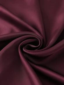 Olithes Französisches plissiertes Design Metall Dekor Camisole Maxikleid Burgunderrotes Kleid Bordeauxrotes Kleid Weinrotes Kleid Knielang Kleid Brautjungfernkleid Elegantes Hochzeitskleid Cocktailkleid Midi-Kleid Damenkleid mit Metalldekor Taillenschmeichelndes Kleid Damen Midi-Kleid Taillenschmeichelndes Kleid A-Linien Midi-Kleid - Bordeaux - Übersicht 3