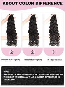 20pcs Water Wave Natural Black Color Human Hair Tape Hair Extension 50G Tape In Hair Tape Ins Hair Extensions Remy Human Hair Extensions - Natural Black - View 5