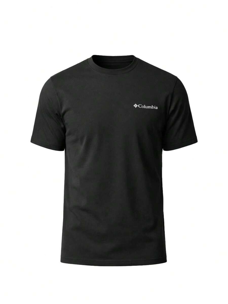 Columbia Men's Sports Tees & Tanks Easy To Match Moisture-Wicking Breathable Travel Daily Weekend Black 1990751-010 - 黑色 - 查看 1