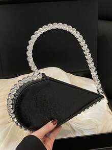 Joivida 心形晚宴包 优雅水钻手拿包 女士晚宴派对 舞会 婚礼 节日礼物 送给朋友 生日 情人节 周年纪念日 - 彩色 - 查看 13