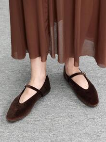 CUCCOO BIZCHIC Giày bệt casual thời trang, thoải mái và đa năng, phù hợp cho đi bộ, du lịch và nghỉ dưỡng. - Màu cà phê đậm - Xem 4