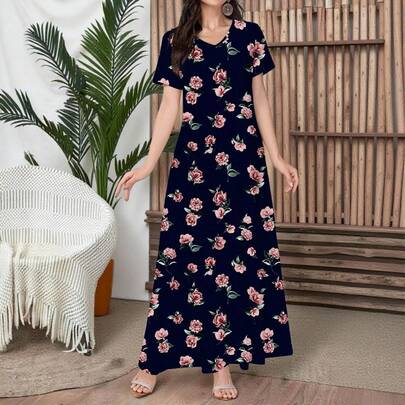 Women's Elegant V-N…