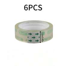 Stationery Tape Transparent Student's Wrong Question Can Stick Words Fine Narrow Tape Sealing High Viscosity Damage Repair Paste Small Transparent Tape Home Office Supplies Sealing - Multicolor - View 8