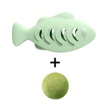 1pc/Beloved Little Pet Cat, Dog Toy Silicone Fish Cub, Self Fun Teasing Cat Stick, Fish Bite Fun Cat Utensils, Pet Toys, Pet Supplies - Multicolor - View 13