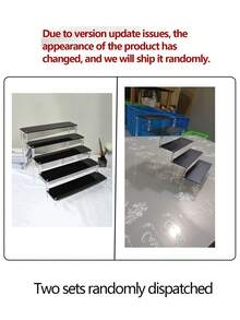 黑色展示架，多功能展示架，可用于摆放化妆品/香水瓶/手工制品/眼镜等，适用于客厅/卧室展示。返校季必备 - 彩色 - 查看 13