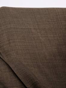 新款休闲弹力腰阔腿裤，适合外出、日常休闲、聚会、通勤、返校、约会、居家、生日派对等多种场合，大码尺码 - 巧克力棕 - 查看 6