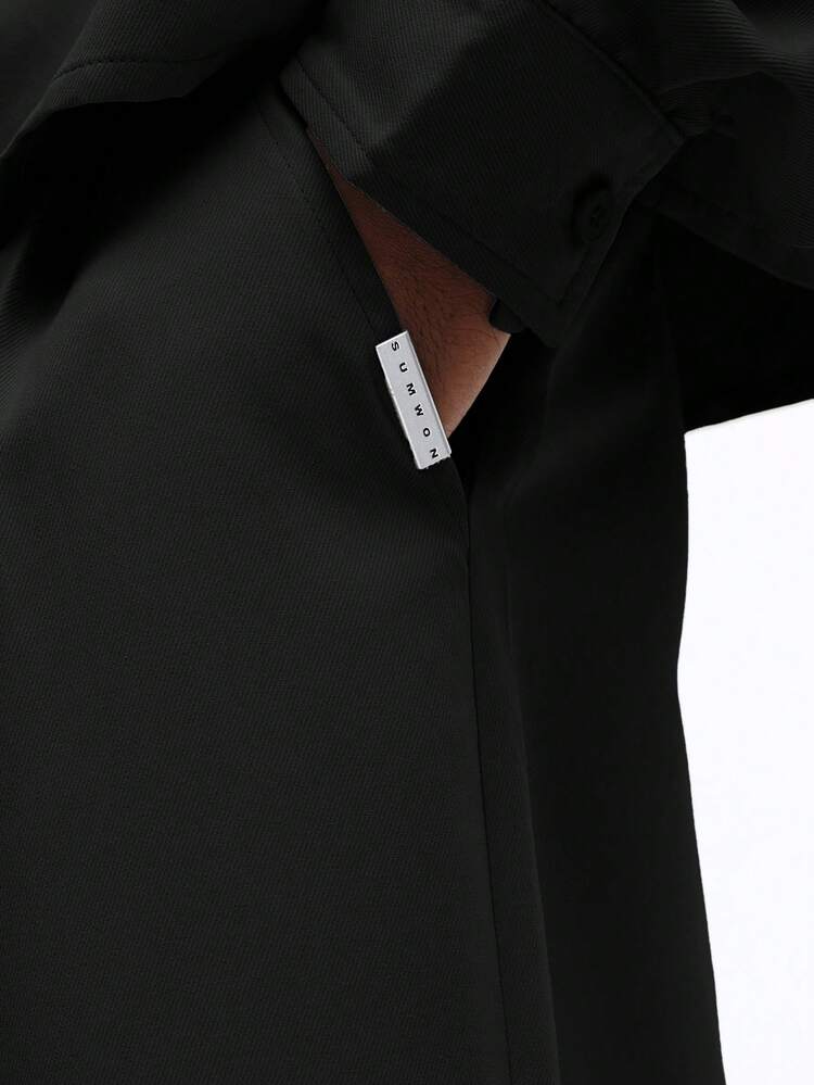 Crop Shirt With Pleated Pants Co-Ord