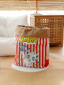 Popcorn Cat Toy - Fun Cartoon Bag For Interactive Play With Cats & Dogs, No Battery Needed - Multicolor - View 6
