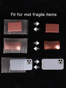 20 pezzi Sacchetti per imballaggio, 10x15 cm/20x25 cm, Bolle d'aria per trasporto antiurto, Coperture con bolle. - Trasparente - Visualizzare 1