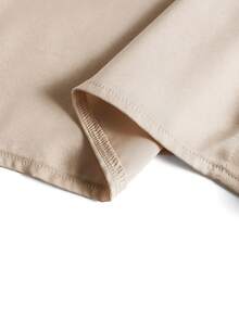 GlowEve CURVE 大码时尚休闲优雅法式浪漫复古通勤领水钻蕾丝边衬衫 - 香檳色 - 查看 3