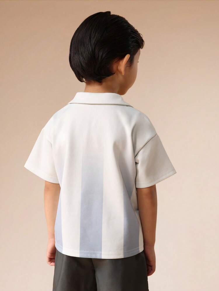 円形ロゴ付きUSAナンバー9ポロシャツ