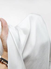 Amplova 女士纯色露背交叉吊带性感迷你连衣裙 - 白色 - 查看 13