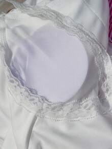 2-Piece Teen Girls Casual Summer Lace-Trim Camisole And Striped Bow Wide-Leg Pants Non-Fleece Lightweight Commuting Outdoor Daily Multi-Scene Set