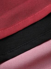 DAZY Women's Elegant Commuter Ombre Mid-Length Dress, Summer - Multicolor - View 6