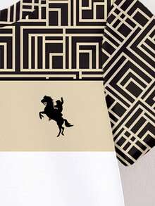 2pcs/Set Toddler Boys' Casual Creative Paperclip & Soldier Graphic Print Short Sleeve T-Shirt And Shorts Set, Comfortable Daily Wear, Spring/Summer/Autumn - Multicolor - View 5