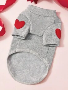 PETSIN Valentine's Day Pet Love Patch Warm Clothing Suitable For Cats And Small Dogs