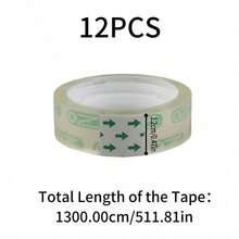 Stationery Tape Transparent Student's Wrong Question Can Stick Words Fine Narrow Tape Sealing High Viscosity Damage Repair Paste Small Transparent Tape Home Office Supplies Sealing - Multicolor - View 22