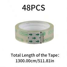 Stationery Tape Transparent Student's Wrong Question Can Stick Words Fine Narrow Tape Sealing High Viscosity Damage Repair Paste Small Transparent Tape Home Office Supplies Sealing - Multicolor - View 26