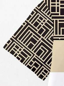 2pcs/Set Toddler Boys' Casual Creative Paperclip & Soldier Graphic Print Short Sleeve T-Shirt And Shorts Set, Comfortable Daily Wear, Spring/Summer/Autumn - Multicolor - View 6