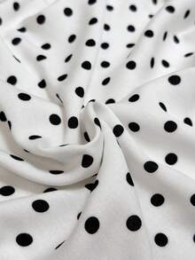 EURMUSE 罗纹针织两件套，长款无袖纽扣背心上衣，搭配高腰阔腿裤，柔软弹力面料，简约时尚风格 - 黑與白 - 查看 3