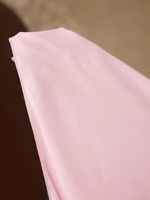 MOTF PREMIUM RUFFLED COWL COLLAR BLOUSE, SPRING/SUMMER - Pink - View 7